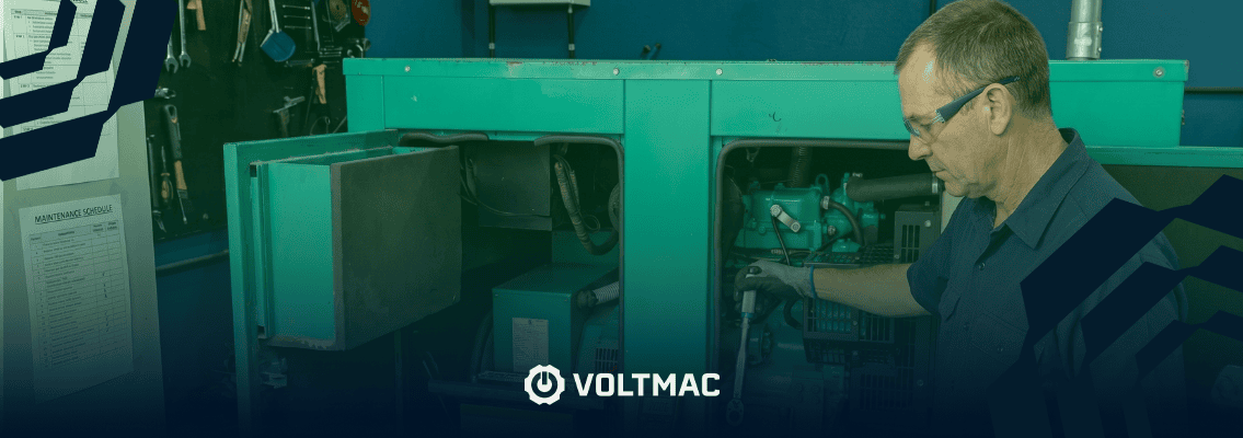 Manutenção corretiva de geradores a diesel para evitar paradas e prejuízos. Conte com a Voltmac para diagnóstico, reparos e suporte técnico.